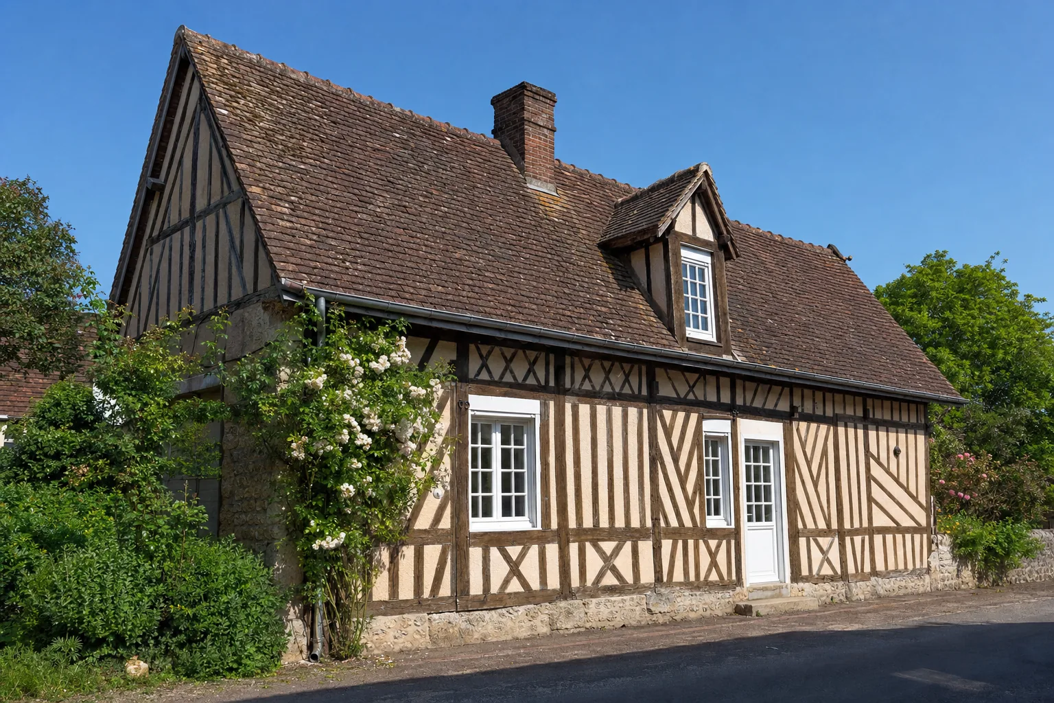 Maison a colombages typique de Ailly en Seine-Eure (Eure 27600), estimation immobiliere gratuite