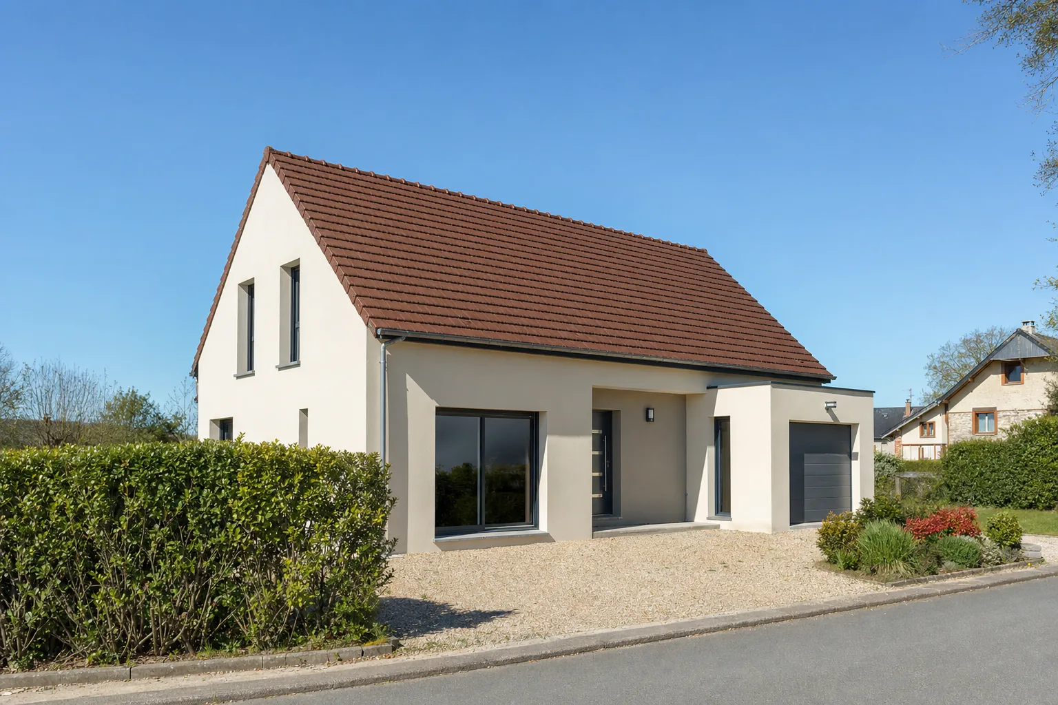 Maison contemporaine typique de Saint-Pierre-la-Garenne en Seine-Eure (Eure 27600), estimation immobiliere gratuite