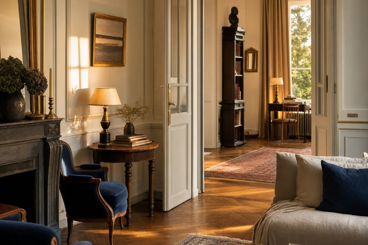 Acheter maison Seine-Eure 2026 — intérieur bourgeois normand parquet chevrons critères DPE écoles accès Louviers Val-de-Reuil
